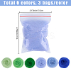 18Pcs 6 Colors DIY Wool Roving DIY-SP0005-80B-2
