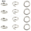 10Pcs Brass Locking Jump Rings KK-YW0003-96B-P-1