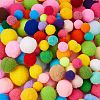 1 Box(400pcs) Pom Poms Craft Making Assorted Sizes & Colors High-elastic Good Quality Pom Poms Creative Craft DIY Material DIY-BC0001-02-2