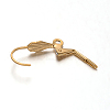 Ion Plating(IP) 304 Stainless Steel Leverback Earring Findings LS-STAS-F075-35-2