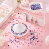 390Pcs 3 Colors Transparent Colours Glass Seed Beads GLAA-TA0003-76C-7