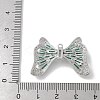 Brass Micro Pave Cubic Zirconia Pendants with Glass KK-U052-27P-02-3