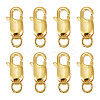 8Pcs 925 Sterling Silver Lobster Claw Clasps STER-GO0001-01-1
