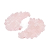 Natural Rose Quartz Eye Patches G-D301-A05-2