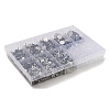 Non-Tarnish 304 Stainless Steel Earring Needle with 201 Stainless Steel Earring Nuts AJEW-Z040-01P-2