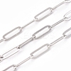 304 Stainless Steel Paperclip Chains X-CHS-CJC0001-03P-1