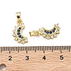 Brass Micro Pave Cubic Zirconia Pendants KK-F930-07G-3