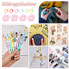 Flower Silicone Knitting Needle Point Protectors DIY-NB0009-49-6
