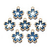 Rack Plating Alloy Epoxy Resin Pendants PALLOY-T083-02A-1