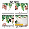 Translucent PVC Self Adhesive Wall Stickers STIC-WH0016-025-3