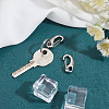 304 Stainless Steel Key Ring Connection Clasps Belt Clip for Keys STAS-PH0002-24P-5