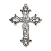 Tibetan Style Alloy Big Gothic Pendants TIBEP-A20541-AS-FF-1