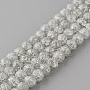 Synthetic Crackle Quartz Beads Strands GLAA-S134-8mm-09-1