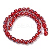 Handmade Lamword Beads Strands LAMP-P069-01A-04-4