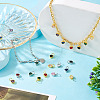 14Pcs 14 Colors Brass Pave Cubic Zirconia Pendants KK-TA0002-08-7