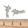 Brass Micro Pave Cubic Zirconia Pendants KK-U056-57P-3