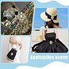 4Pcs Teardrop Shape Hotfix Rhinestone Iron on Patches PATC-FG0002-25B-5