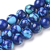 Natural Lapis Lazuli Beads Strands G-D0006-C07-8mm-1