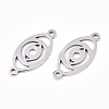 Tarnish Resistant 201 Stainless Steel Links Connectors LS-STAS-S080-035P-1