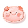 Animal Theme Opaque Resin Cabochons RESI-E046-01G-1