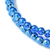Baking Paint Synthetic Non-Magnetic Hematite Beads Strands G-H020-K01-06-3
