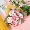 Deco Mesh Ribbons OCOR-WH0110-09A-6