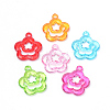 Transparent Acrylic Pendants TACR-S144-54-1
