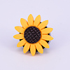 Sunflowers PVC Plastic Car Air Vent Decorations AJEW-WH0017-16A-1