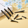 100Pcs 5 Styles Iron Alligator Hair Clips Findings PHAR-TA0001-07-5
