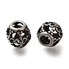 304 Stainless Steel European Beads STAS-D191-08F-AS-1