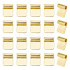 20Pcs Rack Plating Brass Glue-on Flat Pad Bails KK-AR0004-08-1