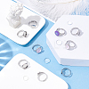 DIY Blank Dome Adjustable Ring Making Kit STAS-DC0010-83-6