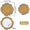 50Pcs Adhesive Wax Seal Stickers DIY-CP0010-84B-2