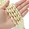 Glass Pearl Beads X-HY-AB426-EM107-4