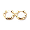 Brass Bamboo Shape Hoop Earrings for Women EJEW-G306-04G-1
