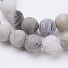 Natural Bamboo Leaf Agate Beads Strands G-J376-13F-10mm-3