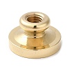 Golden Plated Wax Seal Brass Stamp Head AJEW-C031-01C-3