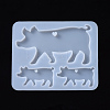 Pig Pendant Silicone Molds X-DIY-I026-19-1