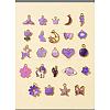 24Pcs 24 Style Light Gold Alloy Enamel Pendants ENAM-YW0001-78-A-1
