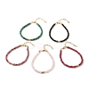 Natural Malaysia Jade(Dyed) Beaded Bracelets for Women or Men BJEW-JB07791-1