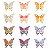 12Pcs 6 Styles Alloy Enamel Pendants FIND-TA0008-21-2