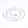 Non-Tarnish 304 Stainless Steel Cable Chains Necklaces LS-NJEW-F226-04P-05-1
