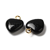 Natural Obsidian Pendants G-E603-01G-04-2