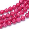 Natural Dyed Persian Jade Gemstone Bead Strands G-R271-6mm-XP08-1