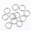 Tarnish Resistant 304 Stainless Steel Open Jump Rings STAS-H555-07P-1
