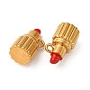 304 Stainless Steel Enamel Charms Lipstick Charm LS-STAS-Q363-11B-G-2