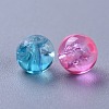 Baking Paint Crackle Glass Beads DGLA-X0006-6mm-13-3