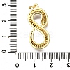 Brass Micro Pave Cubic Zirconia Pendants KK-I724-A08-3