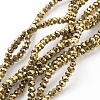 Electroplate Glass Beads Strands LS-EGLA-J025-F05-1