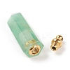 Faceted Natural Fluorite Pointed Pendants G-H252-F02-3